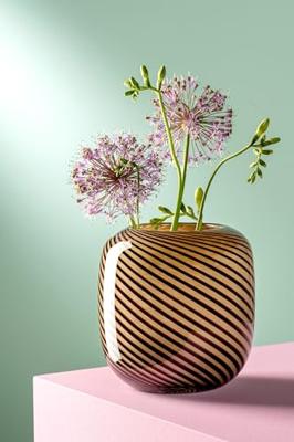 Leonardo Fili Colori Vaas bruin 16 cm Leonardo Fili Colori Vaas bruin 16 cm