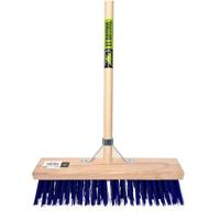 MM Eurotool Stalbezem pvc blauw 45cm fsc steel 150cm stokhouder - thumbnail