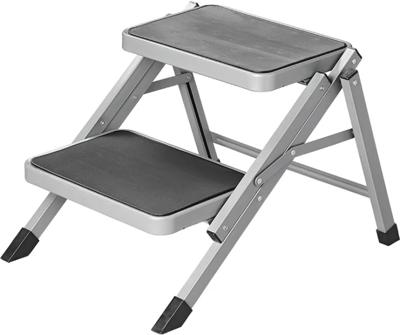 Proplus Opstapje vouwbaar 2 treden 59,5 x 49 x 39 cm grijs