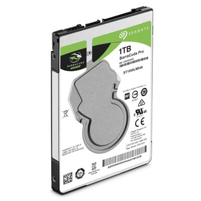 Seagate BarraCuda interne harde schijf 1 TB 7200 RPM 128 MB 2.5" SATA III (ST1000LM049)
