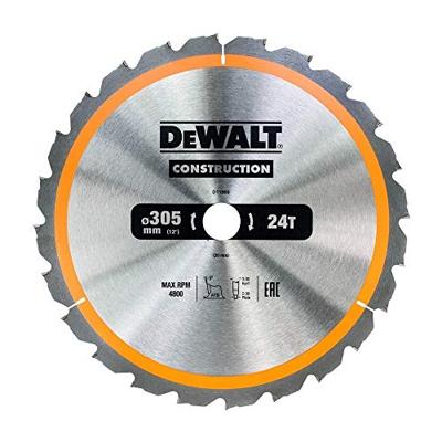 DeWalt Accessoires Cirkelzaagblad 305x30x24t, negatief 5°, kerf 3mm - DT1958-QZ DeWalt Accessoires Cirkelzaagblad 305x30x24t, negatief 5°, kerf 3mm - DT1958-QZ