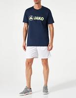JAKO 6160 T-Shirt Promo - Marine Gemeleerd/Fluo Citroen - 4XL - thumbnail
