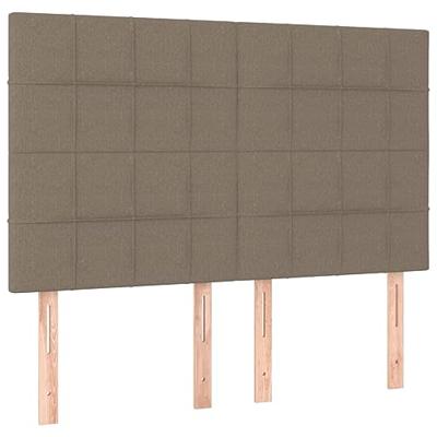 Bedframe zonder matras stof taupe 140x200 cm Bedframe zonder matras stof taupe 140x200 cm