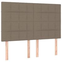 Bedframe zonder matras stof taupe 140x200 cm - thumbnail