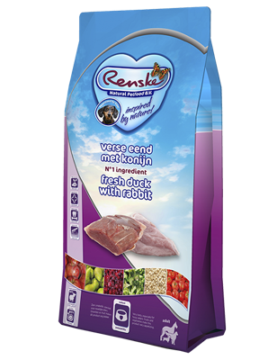 Renske Adult droogvoer verse eend & konijn 2kg