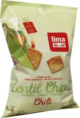 Lima Lentil linzen chips chilli bio 90 Gram