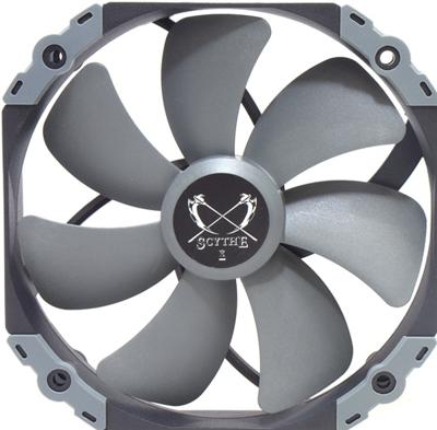 Kaze Flex - Ventilatorhuis - PWM - 1800 rpm - 140 x 140 x 27 mm - grijs