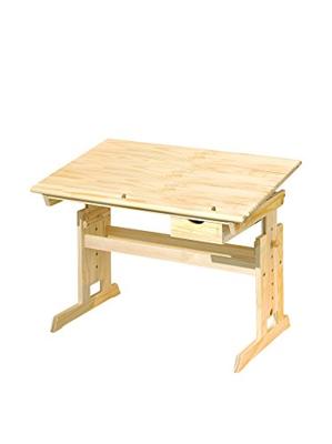 Kinderbureau Julia - licht grenenkleur - 55x109x63 cm