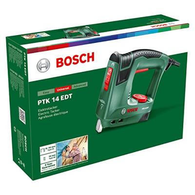 Bosch Home and Garden PTK 14 EDT 0603265500 Elektrisch nietpistool Type niet Type 53 Lengte nieten 6 - 14 mm Incl. opbergbox Bosch Home and Garden PTK 14 EDT 0603265500 Elektrisch nietpistool Type niet Type 53 Lengte nieten 6 - 14 mm Incl. opbergbox
