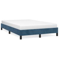 Bedframe zonder matras 120x200 cm fluweel donkerblauw - thumbnail