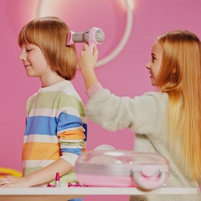 Kapper Set voor kinderen Klein Braun Roze Grijs