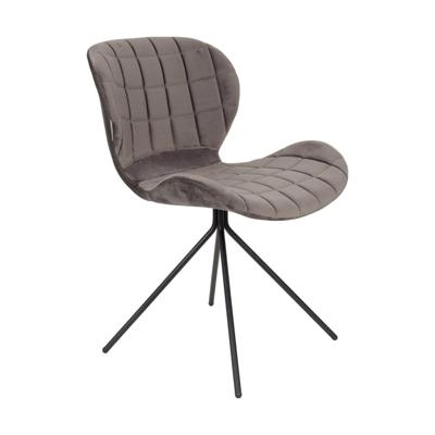 Zuiver OMG eetkamerstoel velvet Grey