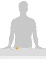 Trixie bal aan touw natuurrubber drijvend assorti - thumbnail