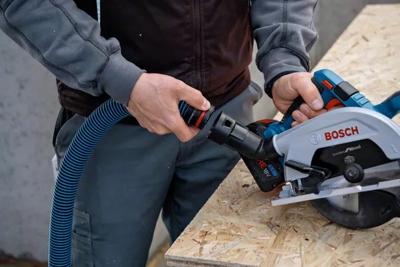 Bosch Blauw GKS 18V-57-2 Accu-cirkelzaag | 165 mm | 2 x 5.5 Ah accu + snellader | In L-Boxx 06016C1202