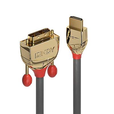 Lindy 36199 HDMI DVI-D Goud kabeladapter/verloopstukje