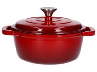 SILVERCREST Gietijzeren pan 22 cm 2,8 L (Rood) - thumbnail