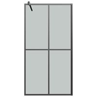 Inloopdouchescherm 100x195 cm donker gehard glas - thumbnail