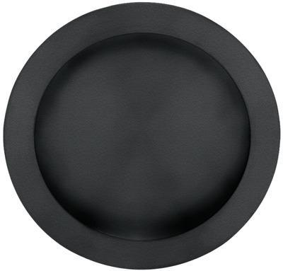 Schuifdeurkom rond ø40mm zwart