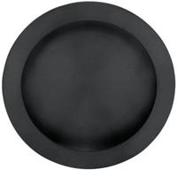 Schuifdeurkom rond ø40mm zwart - thumbnail