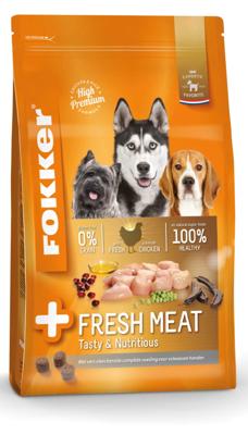Hondenvoer Dog en Fresh Meat 2,5 kg Fokker - Fokker