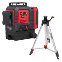 Levelfix CCL283G 3D SET cone-lijnlaser incl. accu en statief - thumbnail