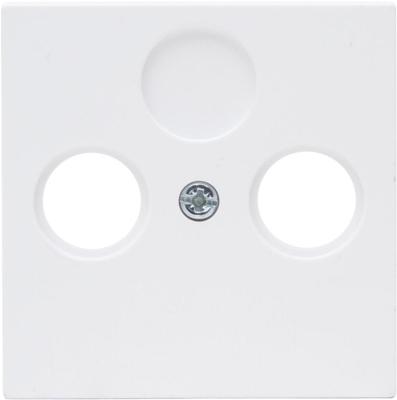 Enzo Kopp hk07 pure mat wit afdekplaat voor coax - 4624040