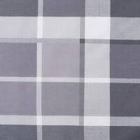 VidaXL Palletkussen 120x80x12 cm stof ruitpatroon grijs - thumbnail