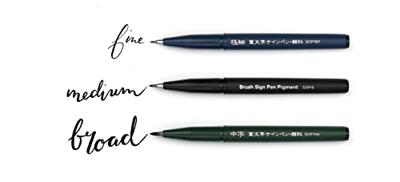 Brushpen pentel xsesp15 zwart