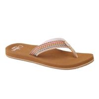 REEF Baja Elana Slipper Dames Brown/Pink 6 - thumbnail