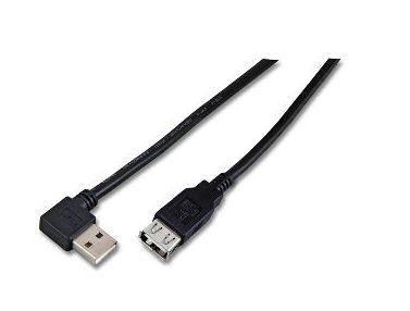 MicroConnect 1,8 m USB2.0A M-F USB-kabel 1,8 m USB A zwart – USB-kabel (1,8 m, USB A, 2.0, stekker / bus connector, zwart)