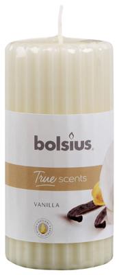Bolsius True Scents stompkaars geur 120/58 vanilla 1 Stuks Bolsius True Scents stompkaars geur 120/58 vanilla 1 Stuks
