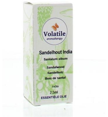 Volatile Sandelhout India oost 2.5 Milliliter Volatile Sandelhout India oost 2.5 Milliliter