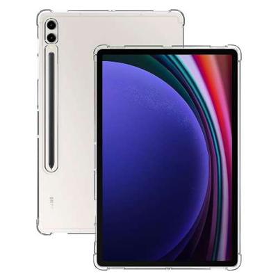 Anti-shock TPU Back Cover Hoesje Samsung Galaxy Tab S9 Plus Transparant Anti-shock TPU Back Cover Hoesje Samsung Galaxy Tab S9 Plus Transparant