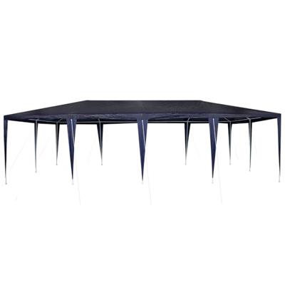 VidaXL Partytent blauw 800 x 400 x 266 cm polyethyleen en staal VidaXL Partytent blauw 800 x 400 x 266 cm polyethyleen en staal
