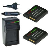2 x NP-FG1 / NP-BG1 accu's voor Sony - inclusief oplader en autolader - Origineel ChiliPower - thumbnail