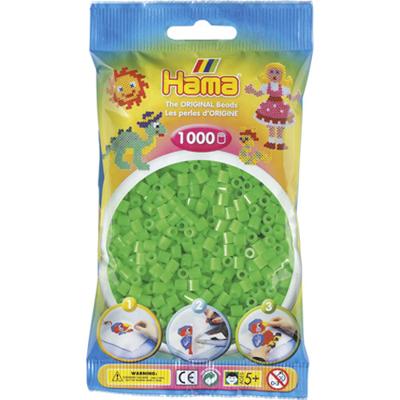 Hama Strijkkralen 1000 stuks groen fluor