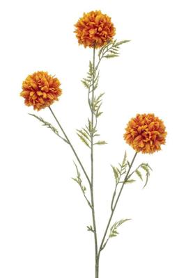 Tagetes spray x3 orange 80 cm kunstplant Emerald - Emerald
