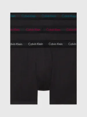 Calvin Klein 3-Pack Heren Boxershorts - Boxer Brief Black - Katoenen mannen boxers - Lange pijpjes - Calvin Klein underwear