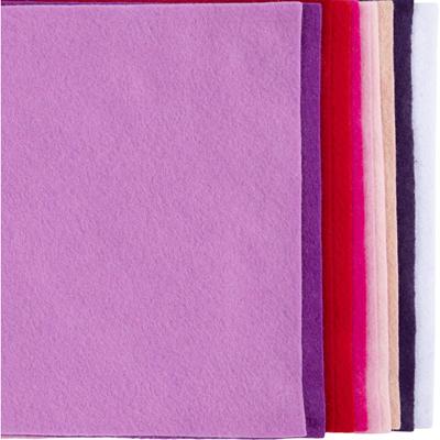 Creativ Company Hobbyvilt a4 dikte 2mm paars en roze harmonie - 10st.