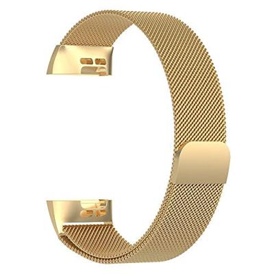 Fitbit Charge 3 & 4 milanese bandje - Maat: Large - Goud - thumbnail