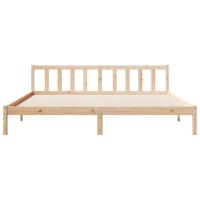 Bedframe extra lang zonder matras massief grenenhout 200x210 cm - thumbnail