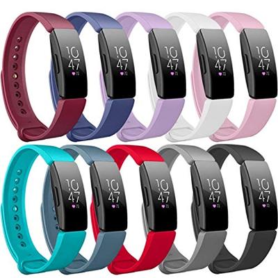 Fitbit Inspire 1 / HR / Ace 2 siliconen bandje - Maat: Large - Turquoise Fitbit Inspire 1 / HR / Ace 2 siliconen bandje - Maat: Large - Turquoise