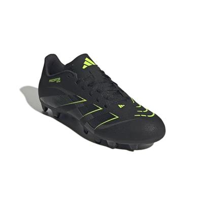 adidas Predator Club Gras / Kunstgras Voetbalschoenen (MG) Zwart Donkergrijs Neongeel - thumbnail