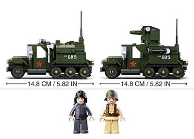 Sluban wwii - gaz geallieerde half-track 2in1 - 470dlg.