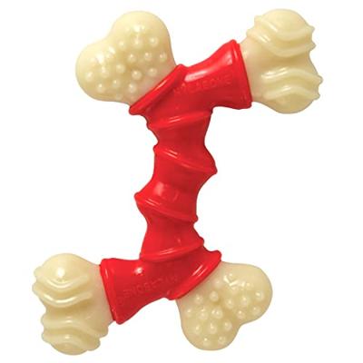 NYLABONE EXTREME CHEW VOOR HARDE BIJTERS BACONSMAAK TOT 16 KG 14X9,5X2 CM - thumbnail