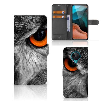 Xiaomi Poco F2 Pro | Telefoonhoesje | Met pasjeshouder | Uil
