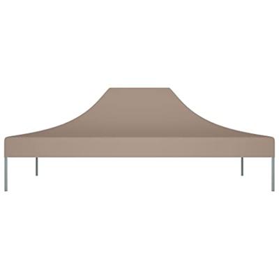 VidaXL Partytentdak 270 g/m² 4x3 m taupe - thumbnail