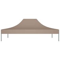 VidaXL Partytentdak 270 g/m² 4x3 m taupe - thumbnail