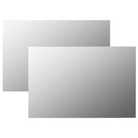 Wandspiegels 2 st rechthoekig 60x40 cm glas - thumbnail