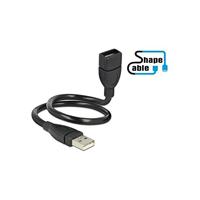 Delock 83498 Kabel USB 2.0 Type-A male > USB 2.0 Type-A female VormKabel 0,35 m - thumbnail